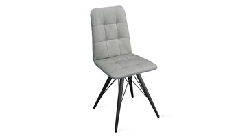 Обеденный стул Аспен К3 (Черный муар/Микровелюр Jercy Silver) в Магадане