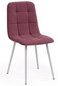 Обеденный стул CHILLY MAX 45х54х90 сливовый 16/белый арт.18286 в Магадане - предосмотр