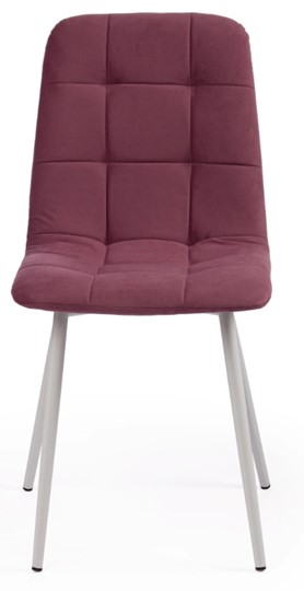 Обеденный стул CHILLY MAX 45х54х90 сливовый 16/белый арт.18286 в Магадане - изображение 4
