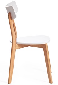 Обеденный стул Claire, дерево гевея/МДФ 48x49,5x81,5 Белый/натуральный (2 шт) арт.15113 в Магадане - предосмотр 1