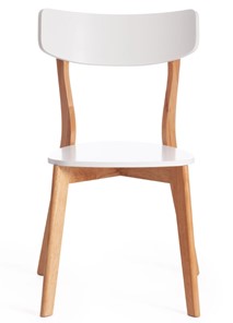 Обеденный стул Claire, дерево гевея/МДФ 48x49,5x81,5 Белый/натуральный (2 шт) арт.15113 в Магадане - предосмотр 4