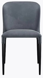 Обеденный стул dikline 275 С103 серый ножки черные в Магадане