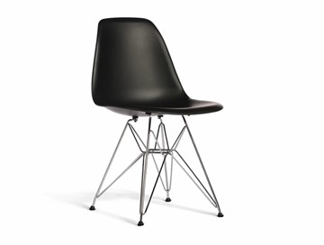 Обеденный стул derstuhl DSL 110 Chrom (черный) в Магадане