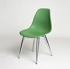 Обеденный стул DSL 110 Milan Chrom (темно-зеленый) в Магадане - предосмотр