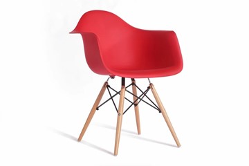 Обеденный стул DSL 330 Wood (красный) в Магадане