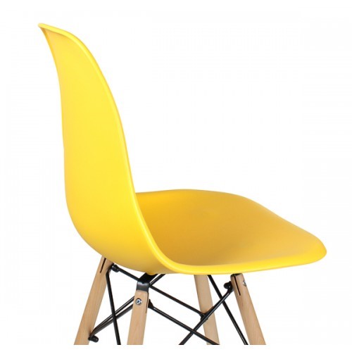 Стул дизайнерский EAMES DSW WX-503 PP-пластик желтый в Магадане - изображение 4