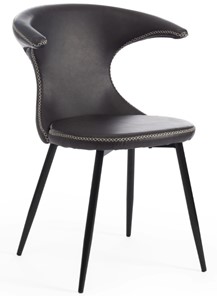 Кухонный стул FLAIR (mod. 9020) 60х56х78 серый 22/черный в Магадане - предосмотр