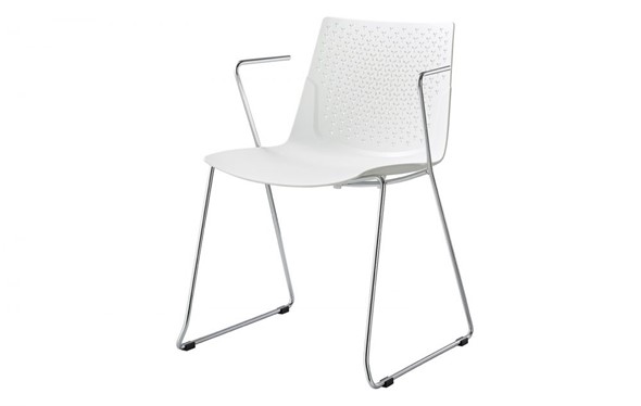 Обеденный стул FX-05F WHITE в Магадане - изображение