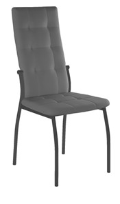 Мягкий стул Галс-М, к/з Pegasso серый, ножки серые в Магадане