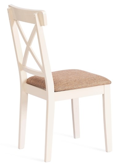 Обеденный стул Гольфи 2, дерево гевея 45х51х94 Ivory white/ткань кор.-зол 1505-9 (2 шт) арт.14117 в Магадане - изображение 2