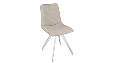 Обеденный стул Хьюго К4 (Белый матовый/Микровелюр Duna Brilliant) в Магадане