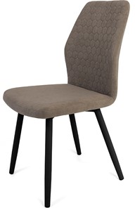Обеденный стул Кубика Кальяри, ноги черные круглые XL (R32)/велюр T173 Капучино в Магадане