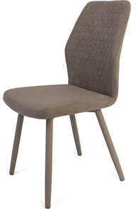 Обеденный стул Кубика Кальяри, ноги мокко круглые XL (R32)/велюр T173 Капучино в Магадане