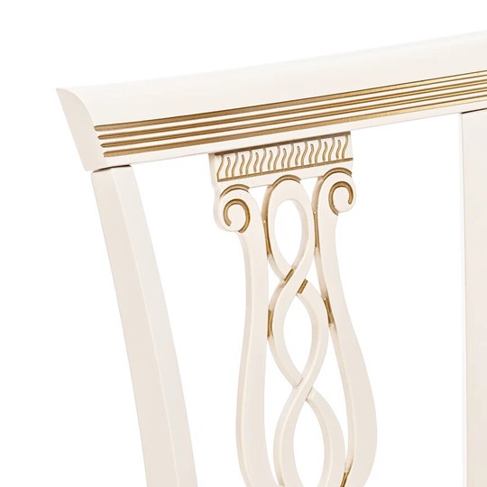 Кухонный стул Leset Юта (Слоновая кость 1013 + золотая патина) в Магадане - изображение 5