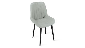 Обеденный стул Марвел Исп. 2 К1С (Черный муар/Велюр Confetti Silver) в Магадане - предосмотр