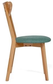 Кухонный стул MAXI (Макси), бук/ткань 86x48,5x54,5 Морская волна/ натуральный бук арт.19590 в Магадане - предосмотр 2