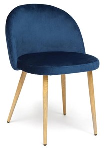 Обеденный стул MELODY (mod. 4997) 52х49х78 темно-синий/натуральное дерево в Магадане