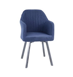 Обеденный стул Ричи С104 (отшив-полоска, основание - профиль под хром) в Магадане - предосмотр