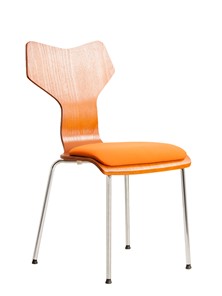 Обеденный стул Roxy wood chrome, ткань A в Магадане - предосмотр