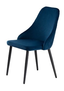 Обеденный стул Сальса.2, Велюр CATALANA 16 (синий) / Черный муар матовый в Магадане