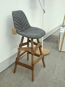 Кухонный стул SHT-ST29-C4/S70 (графит/прозрачный лак/черный муар) в Магадане - предосмотр 11