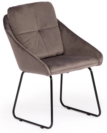 Кухонный стул STAR (mod. CY-1919) 68х60х88 серый (HLR 24)/черный арт.19065 в Магадане - изображение