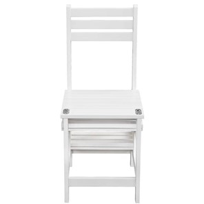 Обеденный стул стремянка Массив (белый) в Магадане - предосмотр 5