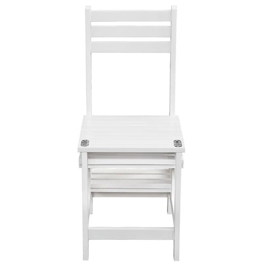 Обеденный стул стремянка Массив (белый) в Магадане - изображение 5