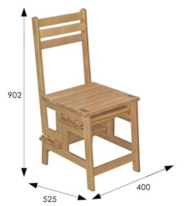 Обеденный стул стремянка Массив (бук) в Магадане - предосмотр 1