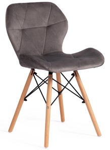 Обеденный стул STUTTGART (mod. 74) 50х47х73 серый (HLR 24)/натуральный арт.17222 в Магадане