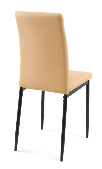 Мягкий стул Текс, к/з Pegasso капучино, ножки хром в Магадане - изображение 2