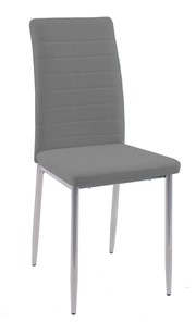 Кухонный стул Текс, микровелюр B22 grey, ножки хром в Магадане - предосмотр