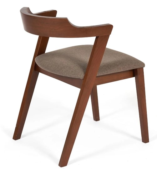 Кухонный стул VERSA (Верса) бук/ткань 54,5x56x74 Коричневый (2 шт) арт.13988 в Магадане - изображение 1