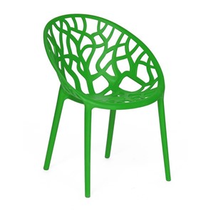 Обеденное кресло BUSH (mod.017) пластик 60*58,5*80 зеленый, арт.12653 в Магадане