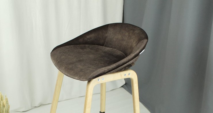 Обеденный стул SHT-ST19-SF1 / SHT-S100 (кофейный трюфель/черный муар) в Магадане - изображение 8