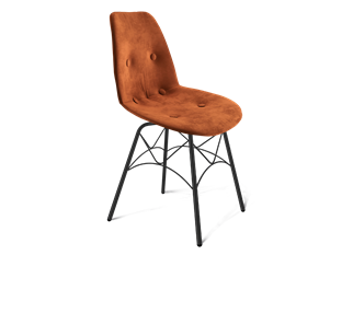 Обеденный стул SHT-ST29-C2 / SHT-S107 (песчаная буря/черный муар) в Магадане
