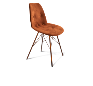 Обеденный стул SHT-ST29-C2 / SHT-S37 (песчаная буря/медный металлик) в Магадане