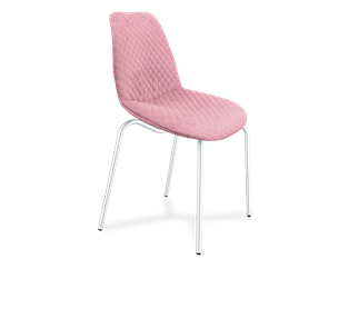 Обеденный стул SHT-ST29-С22 / SHT-S130 HD (розовый зефир/хром лак) в Магадане