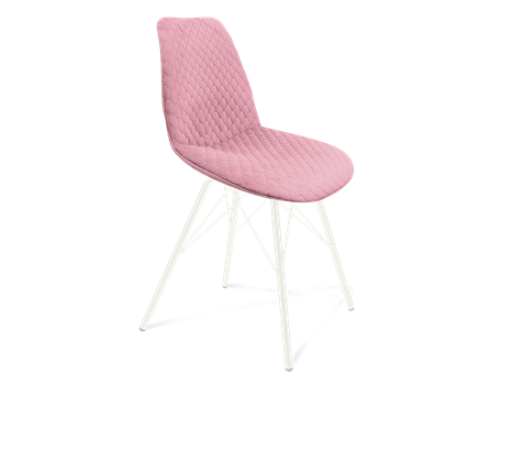 Обеденный стул SHT-ST29-С22 / SHT-S37 (розовый зефир/белый муар) в Магадане - изображение