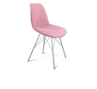 Обеденный стул SHT-ST29-С22 / SHT-S37 (розовый зефир/хром лак) в Магадане