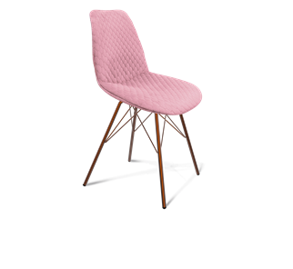 Обеденный стул SHT-ST29-С22 / SHT-S37 (розовый зефир/медный металлик) в Магадане - предосмотр