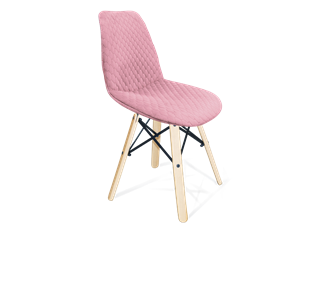 Обеденный стул SHT-ST29-С22 / SHT-S70 (розовый зефир/прозрачный лак/черный муар) в Магадане