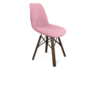 Обеденный стул SHT-ST29-С22 / SHT-S70 (розовый зефир/темный орех/черный муар) в Магадане