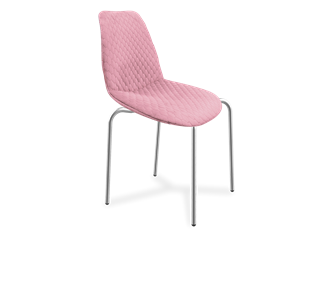 Обеденный стул SHT-ST29-С22 / SHT-S86 HD (розовый зефир/хром лак) в Магадане - предосмотр