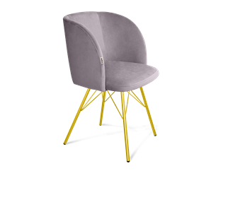 Обеденный стул SHT-ST33 / SHT-S37 (сиреневая орхидея/золото) в Магадане