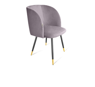 Обеденный стул SHT-ST33 / SHT-S95-1 (сиреневая орхидея/черный муар/золото) в Магадане
