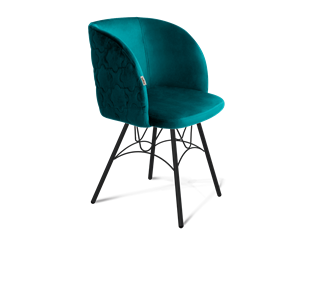 Обеденный стул SHT-ST33-1 / SHT-S100 (альпийский бирюзовый/черный муар) в Магадане