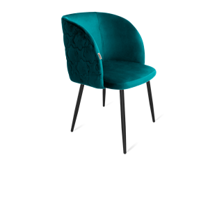 Обеденный стул SHT-ST33-1 / SHT-S129 (альпийский бирюзовый/черный муар) в Магадане