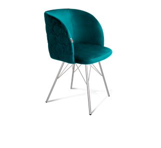 Обеденный стул SHT-ST33-1 / SHT-S37 (альпийский бирюзовый/хром лак) в Магадане