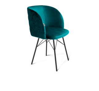 Обеденный стул SHT-ST33-1 / SHT-S64 (альпийский бирюзовый/черный муар) в Магадане - предосмотр